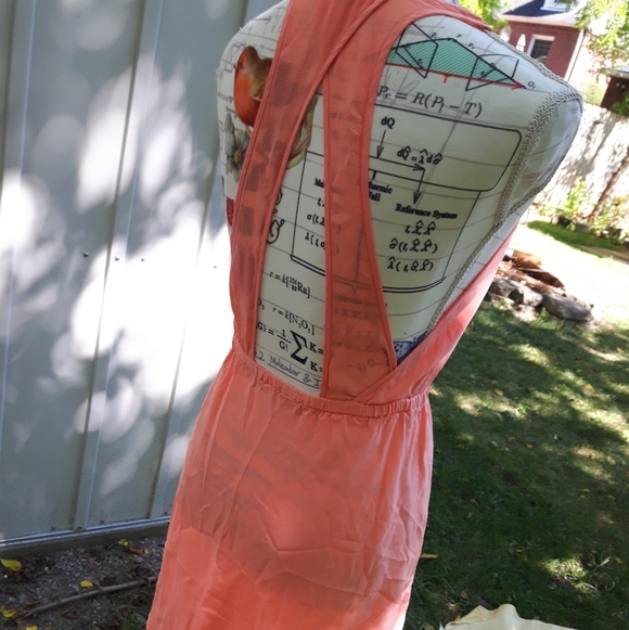 size xxs Wilfred silk orange mini dress 💞💗 - Picture 2 of 16